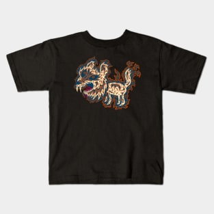 Mad Wolf (V2) Kids T-Shirt